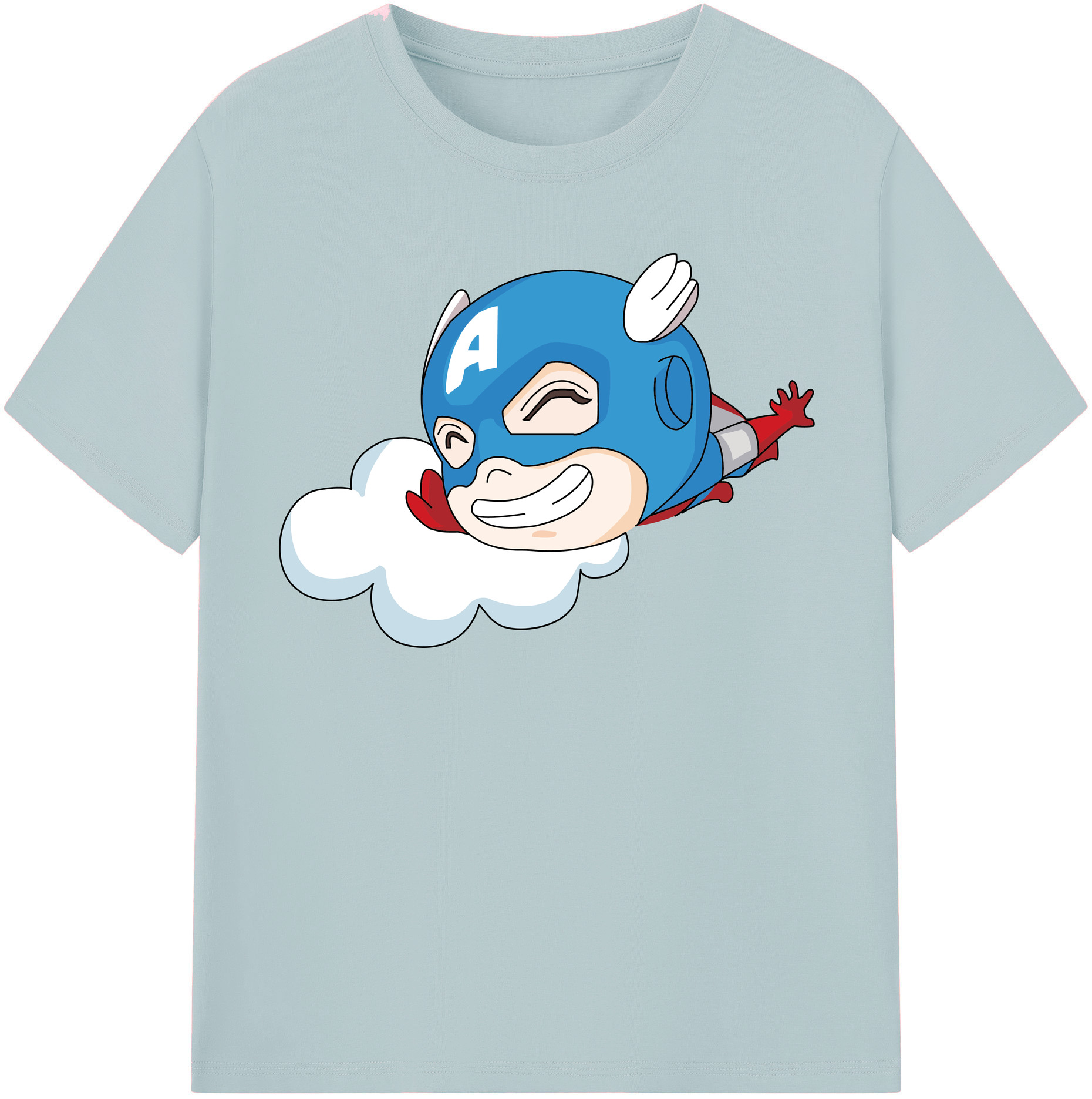 （画像用） アベンジャーズ The Avengers 綿100％半袖Tシャツ（フロントプリント）